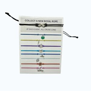 Effy Royal Caribbean Rope Cruise Ship Blue Adjustable Bracelet